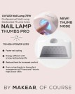 Lamp UV/LED MAKEAR Thumbs Pro 72 W thumbnail