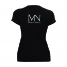 Mystic Nails Glamour Black T-shirt - Big Logo - S thumbnail