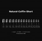 Gel-X Natural Coffin Short 2.0 Box of Tips 14 sizes thumbnail