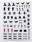 SELF-ADHESIVE HALLOWEEN NAIL STICKERS - 1 PCS thumbnail