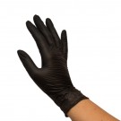 Powder-Free Nitrile Black Gloves  - M - 200 STK  thumbnail