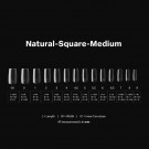 Gel-X Natural Square Medium 2.0 Box of Tips 14 sizes thumbnail