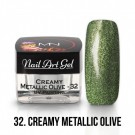 UV Painting Nail Art Gel - 32 - Metallic Olive- 4g thumbnail