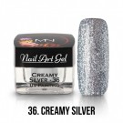 UV Nail Art Gel - 36 - Creamy Silver - 4g thumbnail