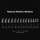 Gel-X Natural Stiletto Medium 2.0 Box of Tips 14 sizes thumbnail