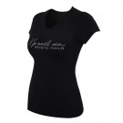 Mystic Nails Glamour Black T-shirt - Big Logo - S thumbnail