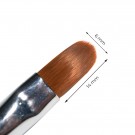 Glamour No File Oval Gel Brush #6 - MN thumbnail