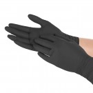 Powder-Free Nitrile Black Gloves  - M - 200 STK  thumbnail