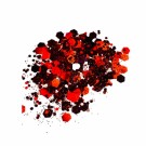 Glitter with sequins - red thumbnail