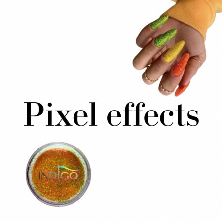 Pixel effect - Indigo